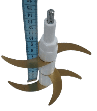 تیغه خردکن طلایی